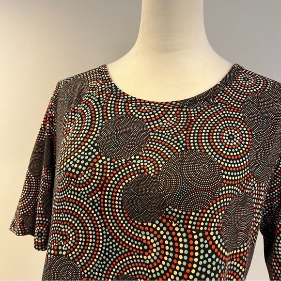 LuLaRoe short sleeve dot print casual dress - Picture 2 of 12